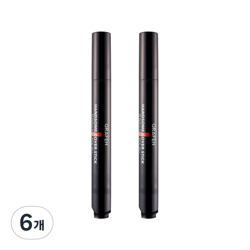 그라펜 핸섬 커버 스틱 3g, 2호 미디움 베이지, 6개