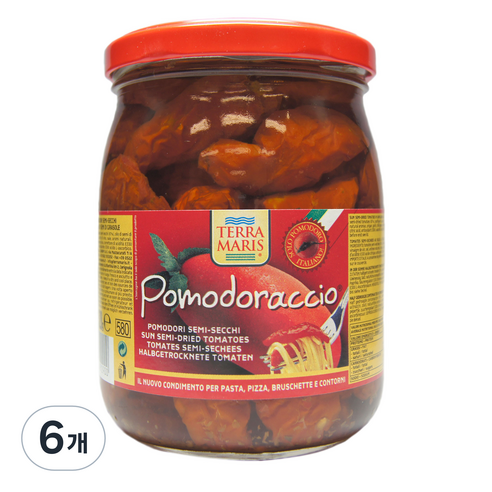 테라마리스 선 드라이 토마토, 529g, 6개