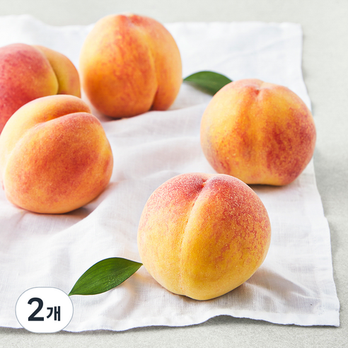 고당도 그린황도 복숭아 5~7입, 1.25kg, 2개