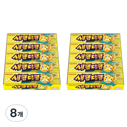 크라운 새콤달콤 레모네이드, 435g, 8개