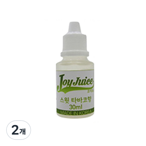 아로마조이 조이쥬스 슬라임 향료 30ml, 2개, 스윗타바코