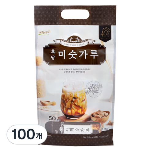 태광선식 흑당 미숫가루, 20g, 100개