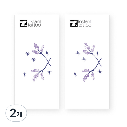 인스턴트 타투 2p, 바이올렛, 2개