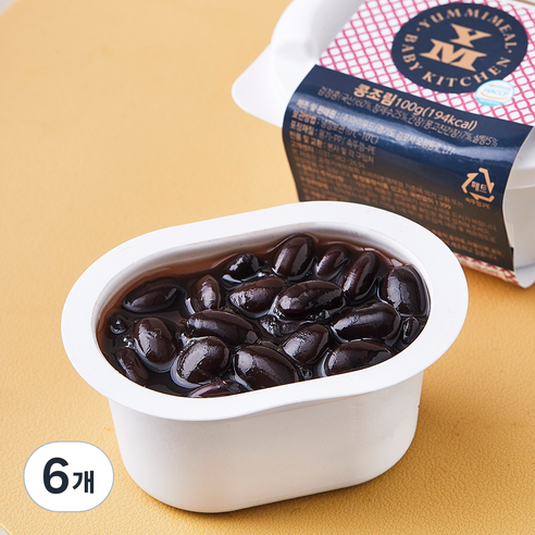 얌이밀 콩조림, 100g, 6개