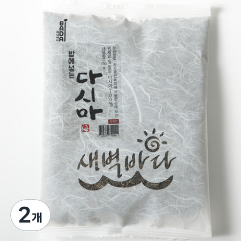 새벽바다 간편식 영양 밥 다시마, 100g, 2개