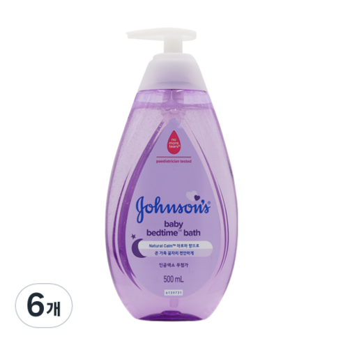 존슨즈베이비 베드타임 바스 바디클렌저, 500ml, 6개