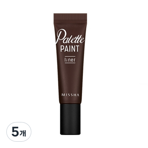미샤 팔레트 페인트 젤 라이너 6g, 브라운, 5개