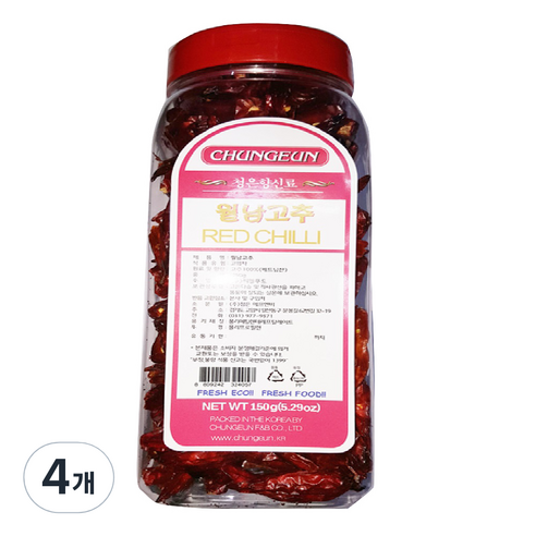 청은 월남고추, 150g, 4개
