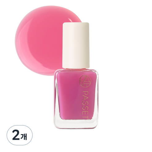 파셋 셀럽 네일컬러 폴리쉬 매니큐어, 32 아이스핑크, 7ml, 2개