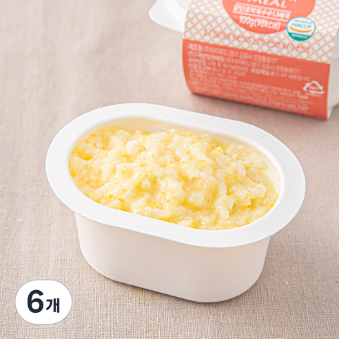 얌이밀 초중기 1.5단계 만6~7개월 이유식, 100g, 6개, 혼합맛(닭고기/단호박/옥수수)
