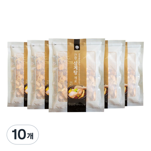 몸애조화 간편 삼계탕 재료, 10개, 30g