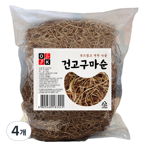 오케이 건고구마순, 4개, 100g