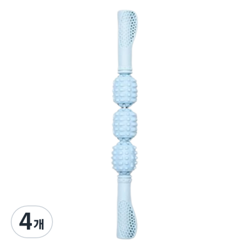 EORIN 롤러 마사지기 39.5cm, 하늘색, 4개