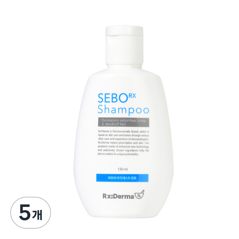 알엑스더마 세보알엑스 샴푸, 130ml, 5개
