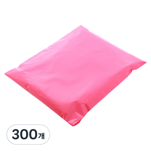 HDPE 접착 택배봉투 핑크, 300개