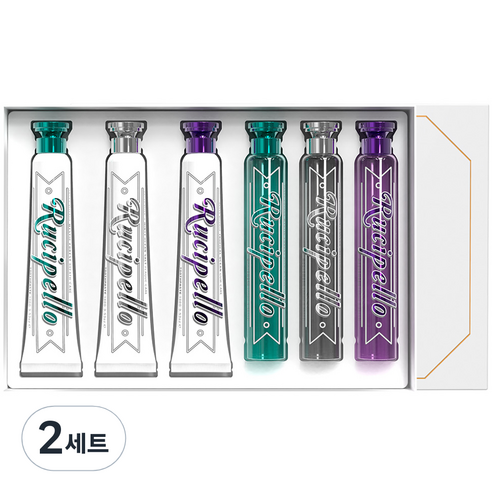 루치펠로 치약 3종 + 가글 3종 선물세트, 2세트