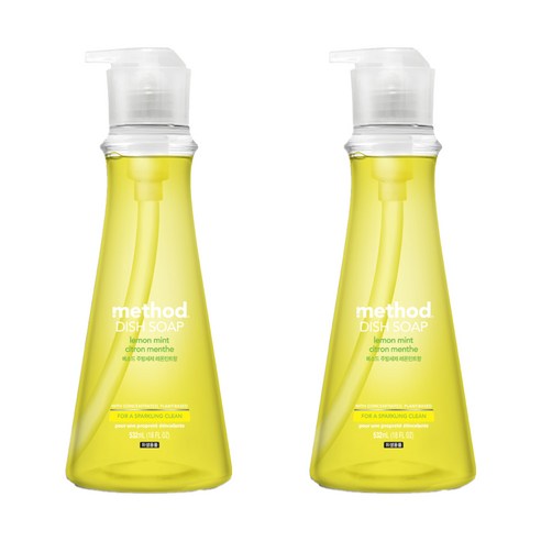 메소드 주방세제 레몬민트향, 532ml, 2개
