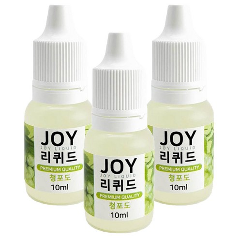 아로마조이 조이리퀴드 슬라임 향료 10ml, 3개, 청포도