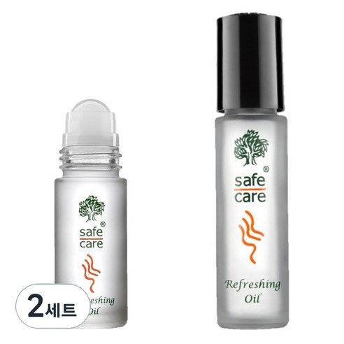 세이프케어 리프레싱 아로마오일 멘톨 시트러스향 5ml +10ml, 10ml, 2개