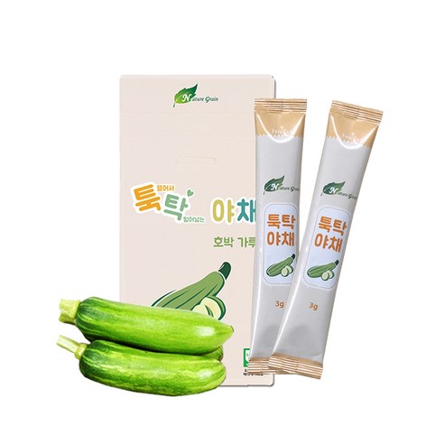 네이쳐그레인 툭탁야채 야채가루 이유식 재료 3g, 호박, 5개입