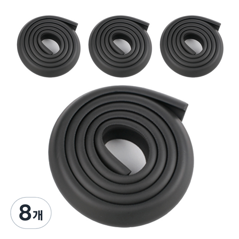 ECOM 모서리 보호대 일반 블랙, 8개