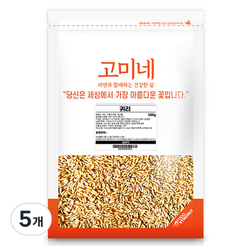 고미네 귀리, 500g, 5개