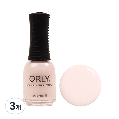 오를리 네일컬러 매니큐어 11ml, 2020010 핑크누드, 3개