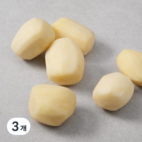 국내산 깐감자, 500g, 3개