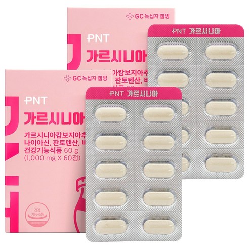 GC녹십자웰빙 PNT 가르시니아1000mg 60정, 2개