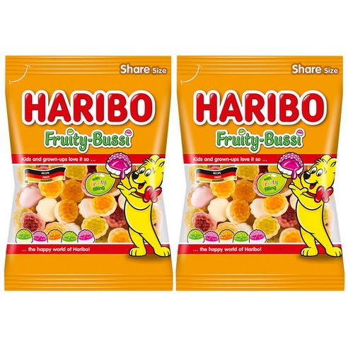 하리보 프루티부시 젤리, 200g, 2개