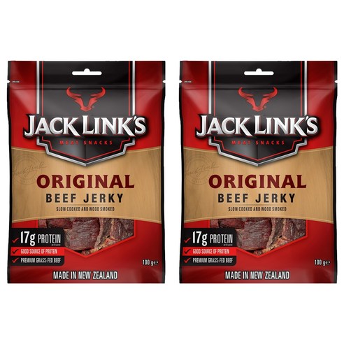 잭링크스 비프 져키 오리지널 육포, 100g, 2개