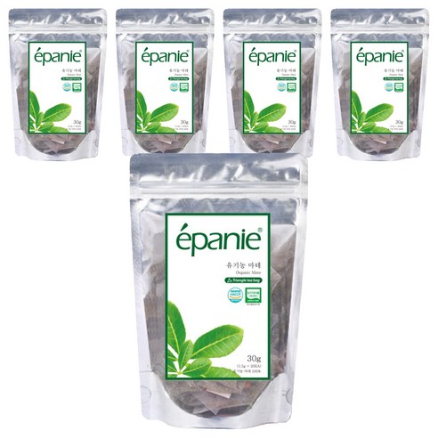 에빠니유기농삼각허브차 마테차, 1.5g, 20개입, 5개