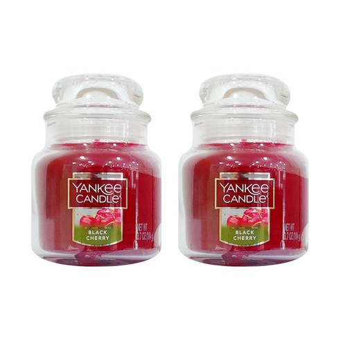 양키캔들 자캔들 소, 블랙체리, 104g, 2통