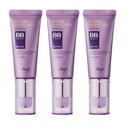 더페이스샵 파워 퍼펙션 비비크림 SPF37 PA++, V203 내추럴 베이지, 20g, 3개