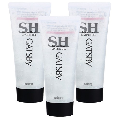 갸스비 슈퍼하드 스타일링 헤어젤, 200g, 3개