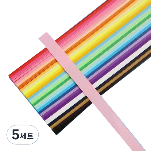 미소로운 이벤트 양면 별 종이접기 멀티페이퍼 컬러믹스 540p 세트, 5세트, 27색