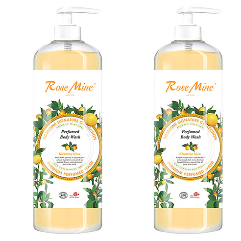 로즈마인 퍼퓸드 바디워시 글리밍 비쥬, 1000ml, 2개