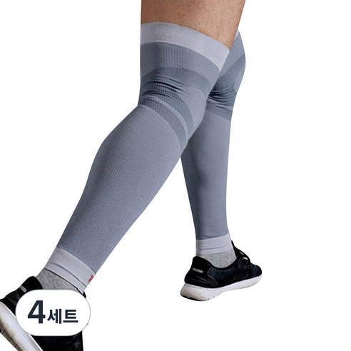 무릎보호대 레그워머 그레이 2p, 4세트