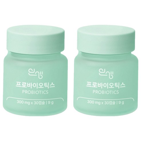 인생프로바이오틱스 1개월분 300mg, 30정, 2개