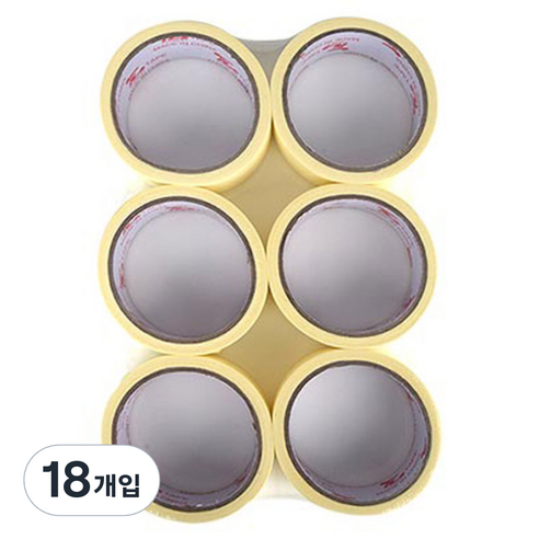 블루마토 종이테이프 48mm x 15m, 18개입