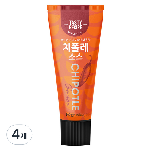 움트리 치폴레 소스, 100g, 4개