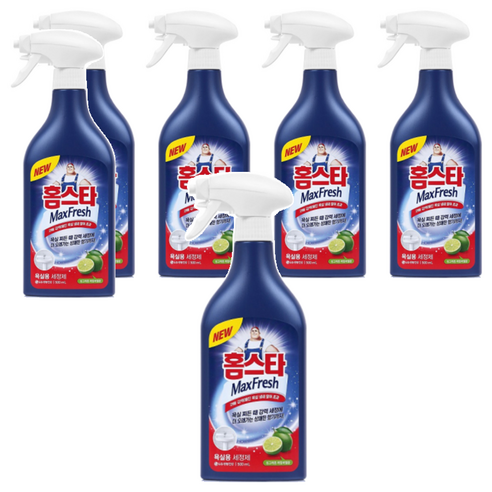 홈스타 맥스프레쉬 욕실청소용 세정제, 500ml, 6개