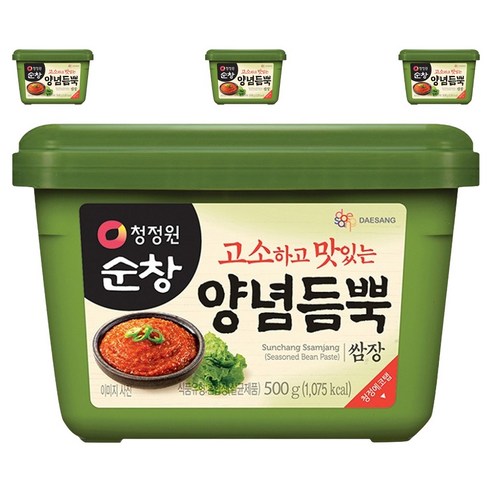 청정원 순창 양념듬뿍 쌈장, 500g, 4개