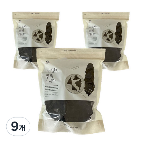 안옥남 더 진한 뿌리 다시마, 150g, 9개