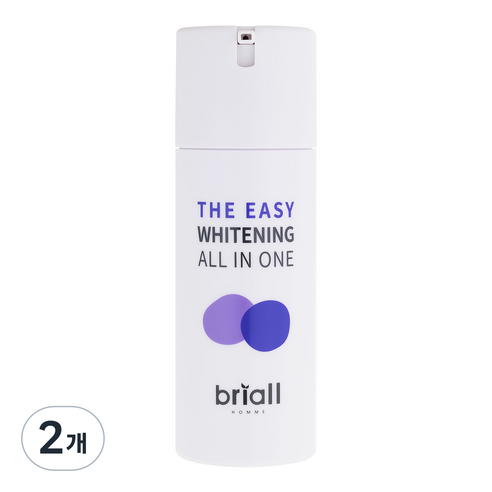 브리올옴므 더 이지 화이트닝 올인원 로션, 120ml, 2개