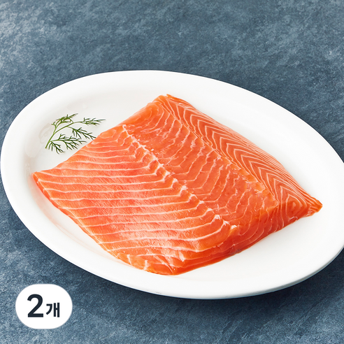 바이킹마켓 항공직수입 노르웨이산 필렛 생연어 (냉장), 500g, 2개