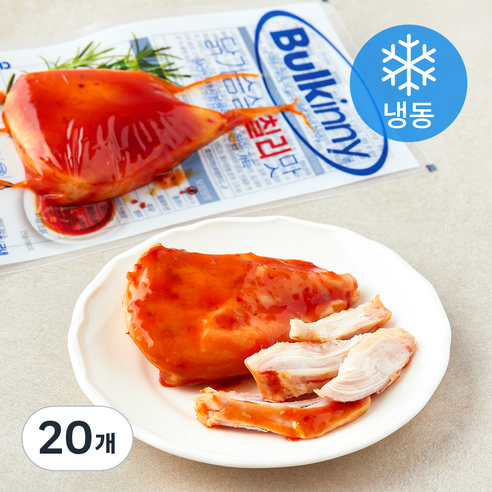 벌키니 닭가슴살 칠리맛 (냉동), 100g, 1개입, 20개