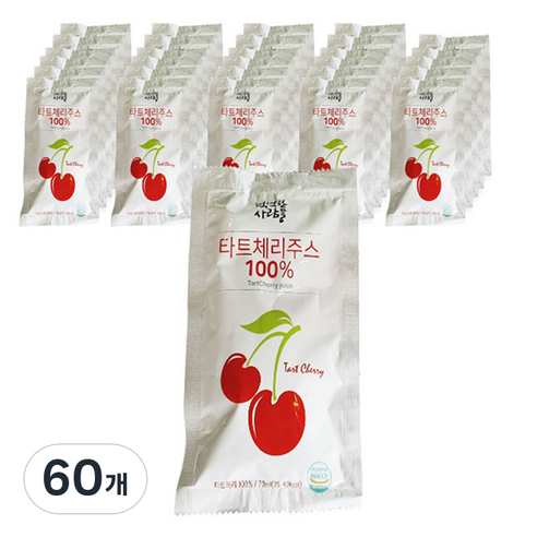 넉넉한사람들 타트체리주스, 60개, 70ml