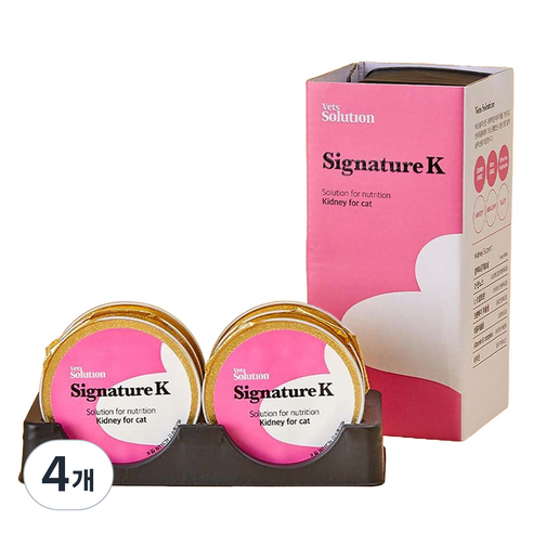 베츠솔루션 고양이 시그니쳐캔 K 6p, 신장, 180g, 4개