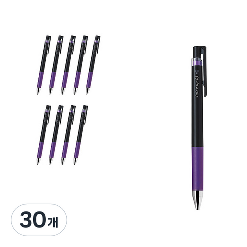 파이롯트 쥬스업 젤잉크펜 0.3mm LJP-20S3, 바이올렛, 30개